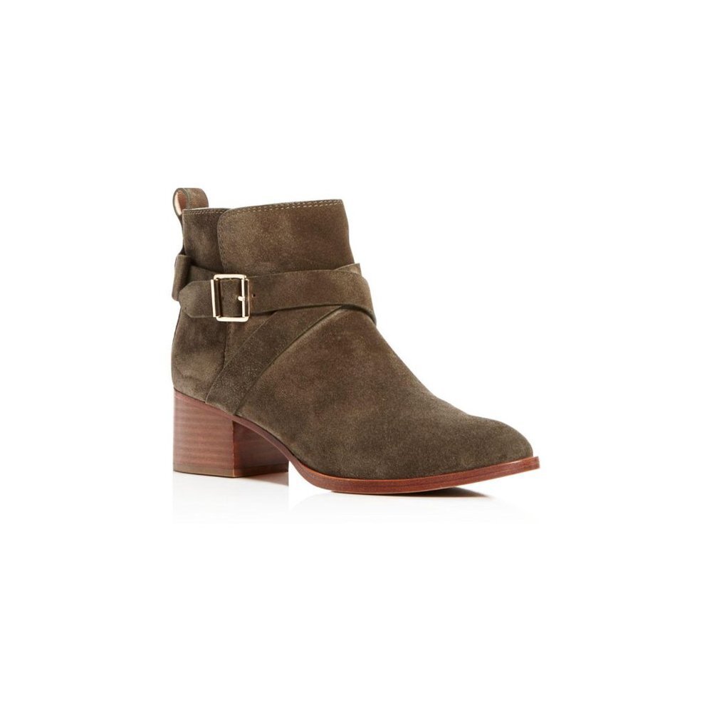 KATE SPADE Polly Mid Suede Ankle Boots NEW